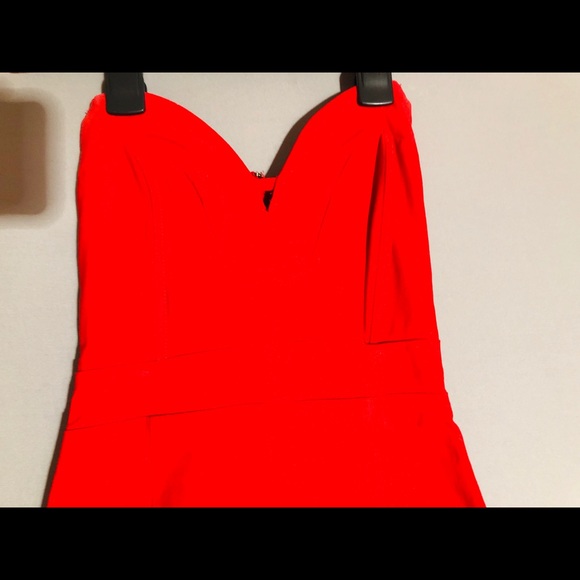 Red Mini Dress - Picture 3 of 4